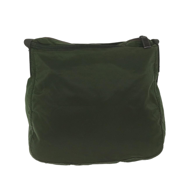 PRADA Shoulder Bag Nylon Khaki Auth 62076 - Picture 2 of 16